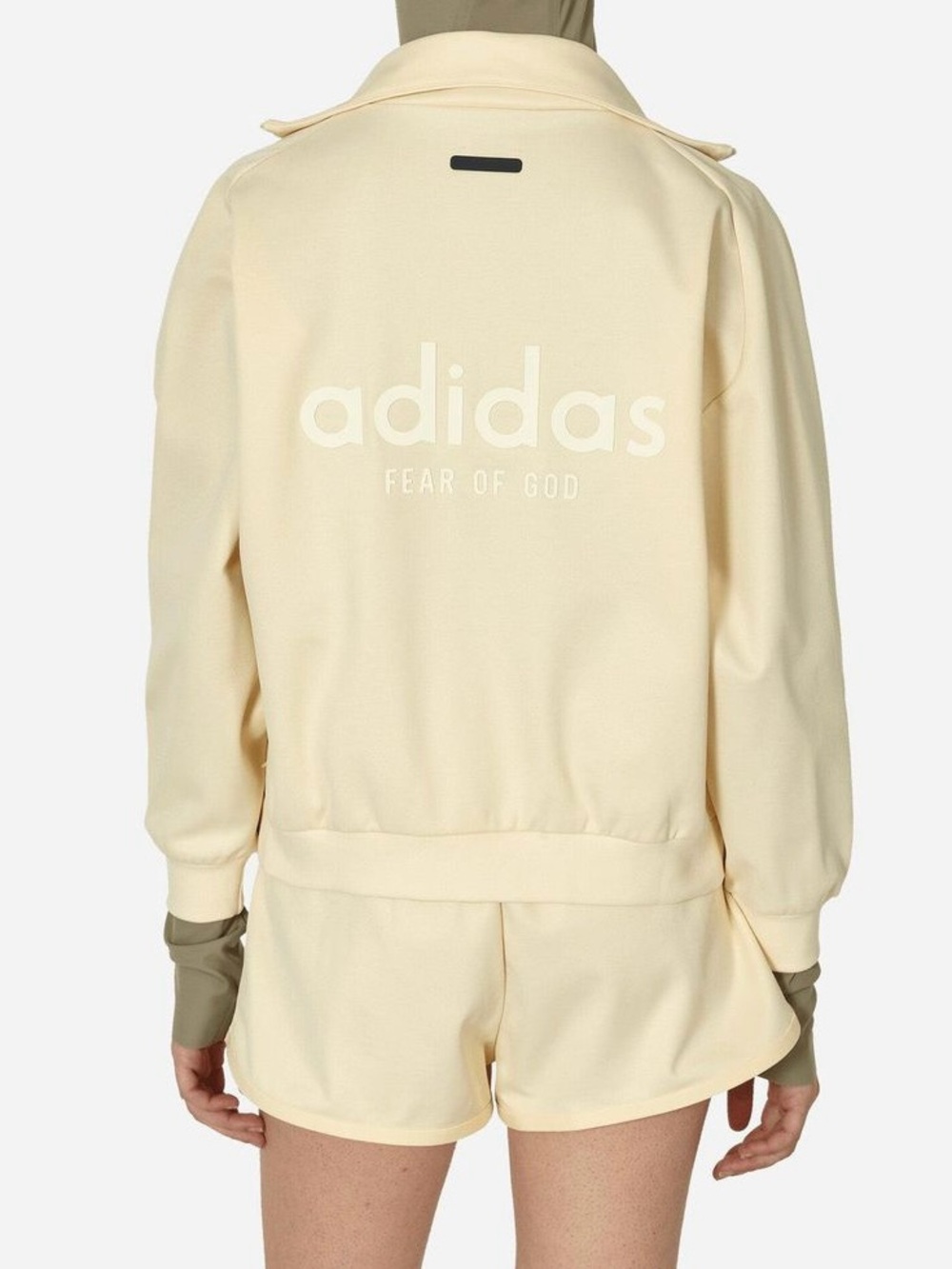 Adidas x Fear of God Women’s Cream Logo zip jacket XS